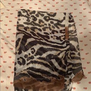 Animal Print Scarf